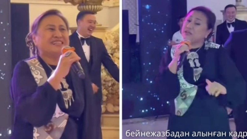 Тойда ағылшын тілінде реп оқыған әйел көпшіліктің таңдайын қақтырды (видео)