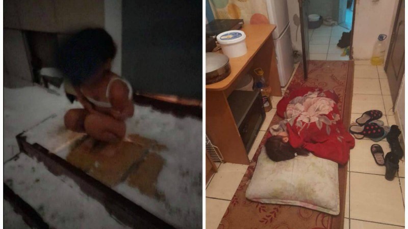 Қызын далаға шығарған астаналық әйел: Шаршадым, ақша жоқ, қызым сабақ алсын дедім