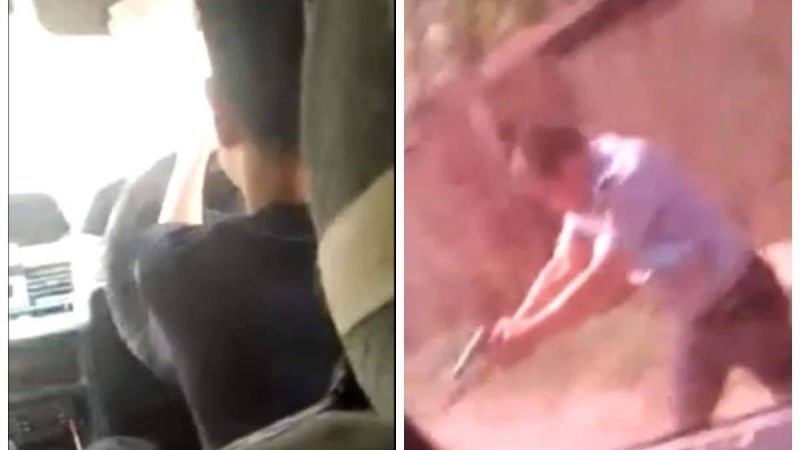 Қостанайда полицей 14 жастағы жасөспірім тізгіндеген көлікке оқ атқан (видео)