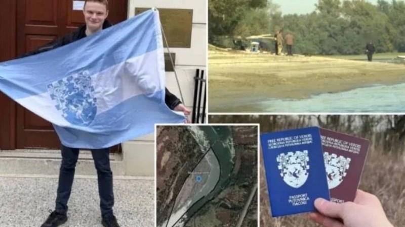 “Жаңа ел”: 20 жастағы жігіт мемлекет құрып, өзін Президент етіп жариялады