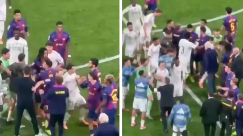 “Реал” мен “Барселона” матчынан кейін футболшылар қақтығысып қалды