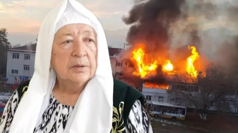 Балалар үйіндегі өрт: Әмина Әжібаева алаяқтарға ескерту жасады
