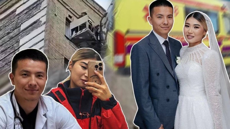 "Үйленгенімізге екі апта ғана болған": Үстіне кондиционер құлаған фельдшердің күйеуі кінәлілердің жауапқа тартылуын талап етті