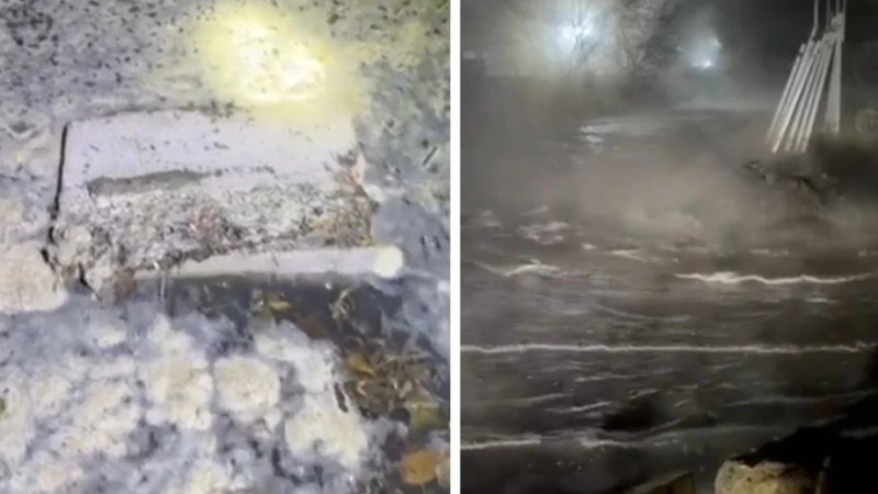 Қостанайда саяжайлар суға кетті: Нәжіс аралас су ауланы басып қалды (видео)