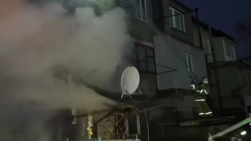 Алматы облысында өрт болып, 18 отбасы далада қалды