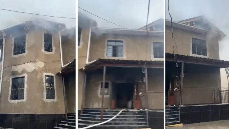 «Ең кішісі – бір жаста»: Жетісайдағы өртте бір үйдің бес баласы қаза болды (ВИДЕО)