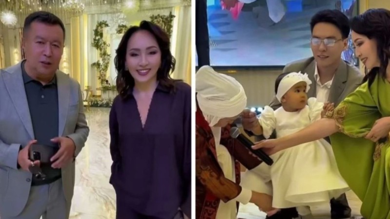 "Алтынайдың қыздарынан аумайды": Айгүл Иманбаева көпшілікке немересін көрсетті (ВИДЕО)