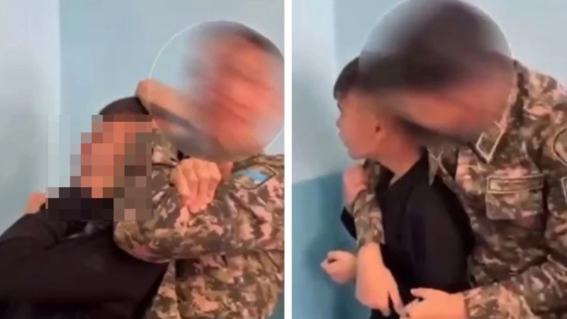 “Жас Ұлан” әскери мектебінде курсанттың күш көрсеткен видеосы тарады