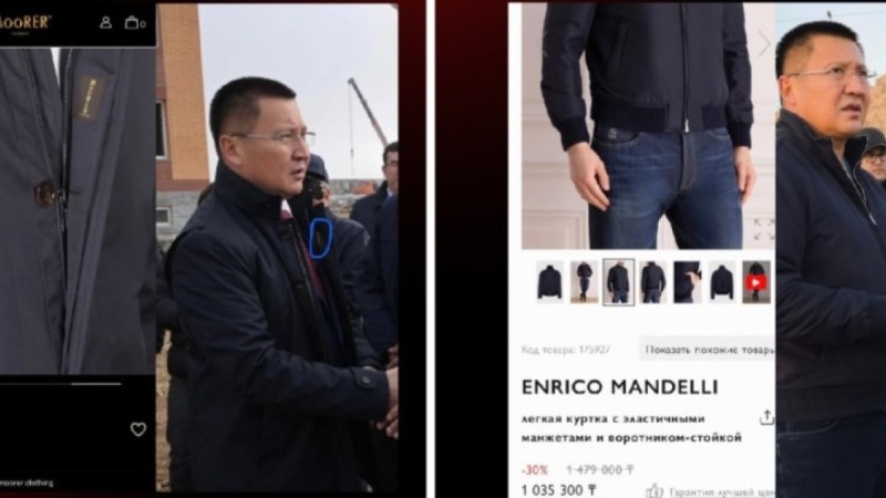 “Қарапайым киім”: Миллион теңгенің киімімен халық алдына шыққан әкім сынға жауап берді