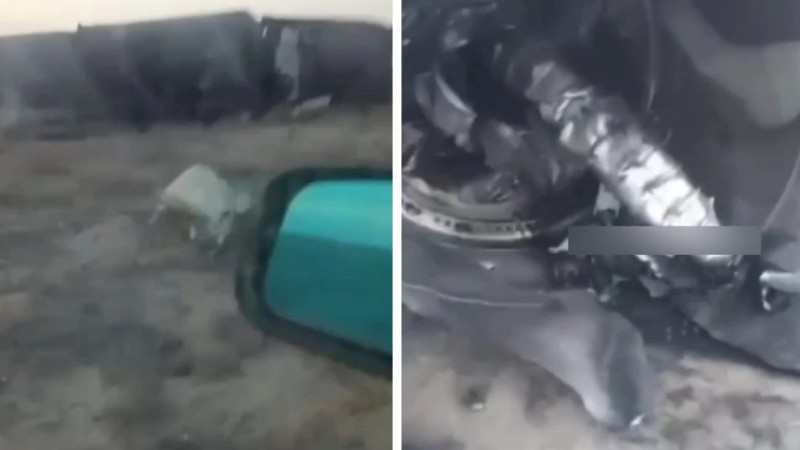 Ұлытау облысында далалық аймақтан зымыран қалдықтары табылды (видео)