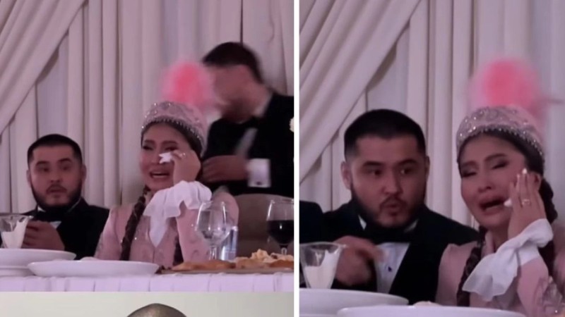 “Жаназада отырғандай не болды сонша?” Тойында ағыл-тегіл жылаған блогер көпке жақпай қалды