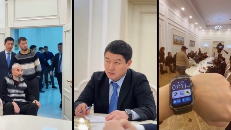 Маңғыстау облысының әкімі тұрғындарды таң атқанша қабылдады