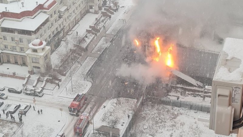 Астанадағы бұрынғы Cinema City павильонынан өрт шықты