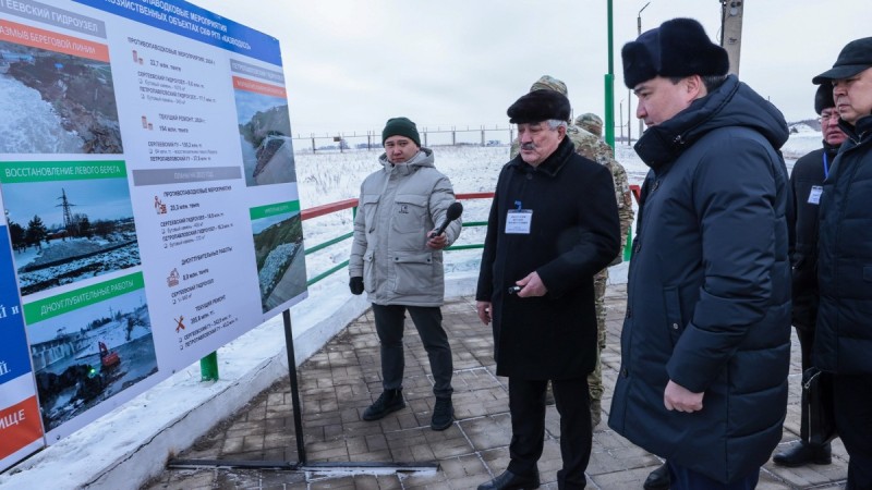 Олжас Бектенов Солтүстік Қазақстанның су тасқынына дайындығын тексерді