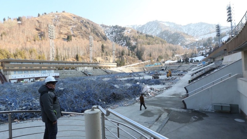 Алматыда аңызға айналған мұз айдыны жаңғыртылып жатыр