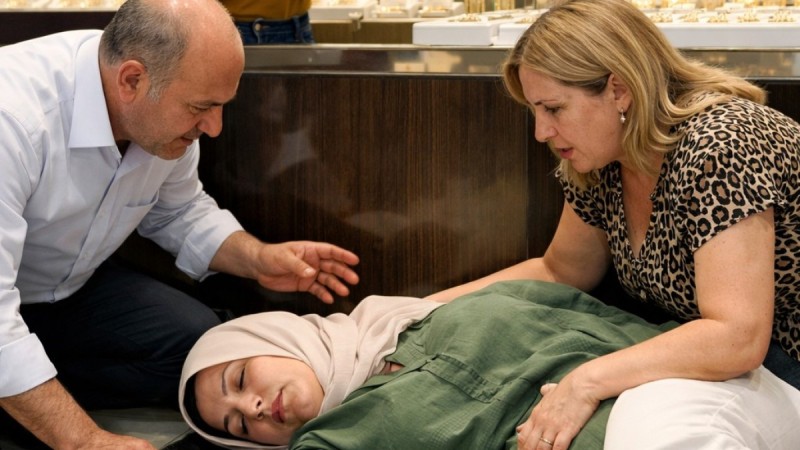 Алтынның бағасын естіген әйел дүкеннің ішінде есінен танып қалды (ВИДЕО)