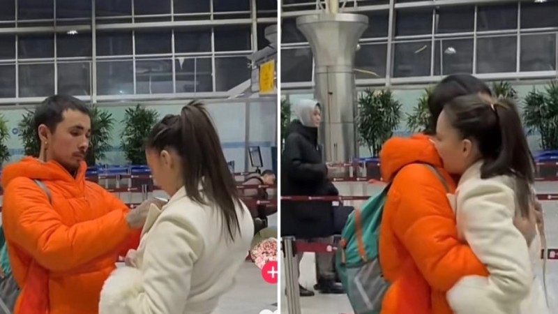 Индира Елемес танымал рэпермен әуежайда бірге көрінді