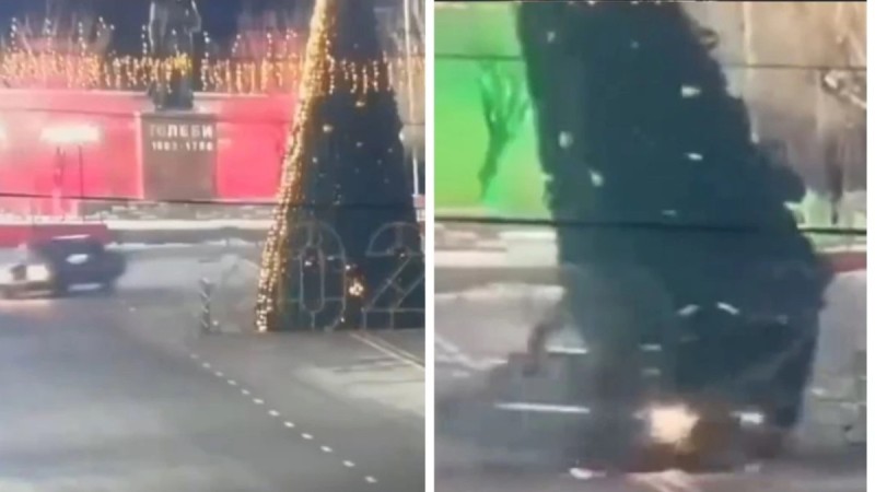 Түркістан облысында жүргізуші бас шыршаны құлатып кетті