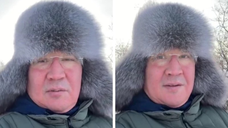 Павлодар облысының әкімі дәстүрінен жаңылмай, 1 қаңтарда таңертең ат үстінде тікелей эфирге шықты (видео)