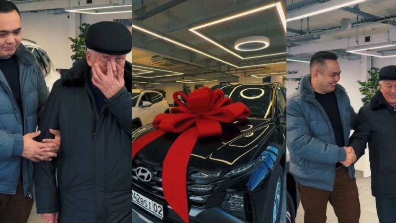 «Арманым орындалды»: Жан Ахмадиев қайын атасына қымбат сыйлық жасады