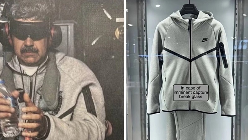 Мадуро қамауға алынғанда киген спорттық костюм лезде әлемдік трендке айналды