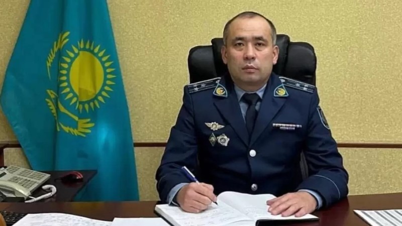 Шымкентте аудандық полиция басқармасының басшысы ұсталды