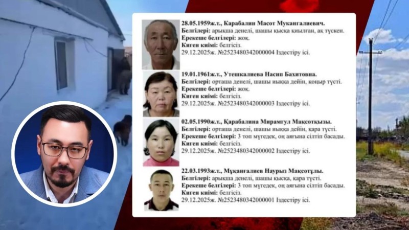 "Ерлі-зайыптыны өлтіріп, қораға тығып, ізін жасырған кімдер?" – Журналист тың деректі айтты (ВИДЕО)