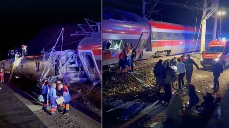 39 адам қаза тапты: Жоғары жылдамдықтағы екі пойыз қақтығысып, жантүршігерлік апат болды