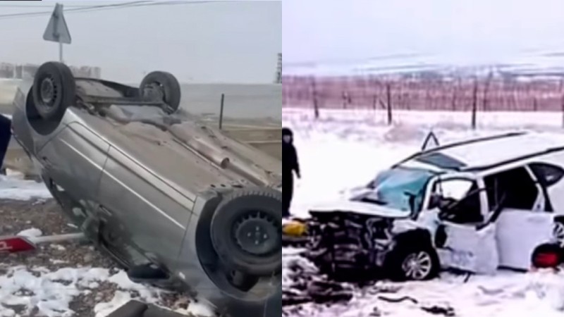 Қайғылы оқиға: Қазығұртта үш адамның өмірін жалмаған жол апаты орын алды (ВИДЕО)