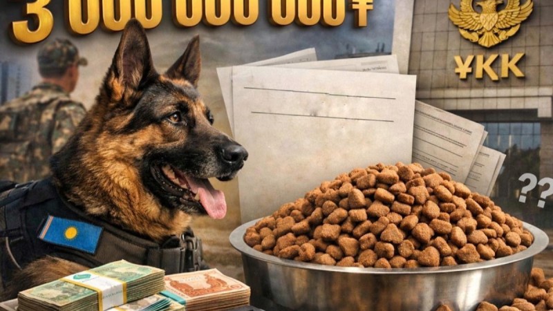 Шекара күзетіндегі жем дауы: Қызметтік итке 3 миллиард теңге бөлінді