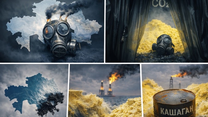 Қашағаннан келген қасірет: қарт Каспийге төнген қауіпті шетел басылымдары жарыса жазуда