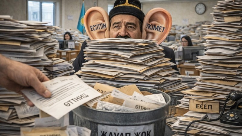 Мемлекеттік қызмет: халық үніне құлақ аспаудың жарты миллионға жуық мысалы