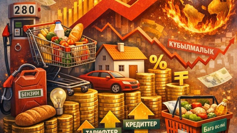 Инфляция индексі: үйдегі есепті базардағы баға бұзар...