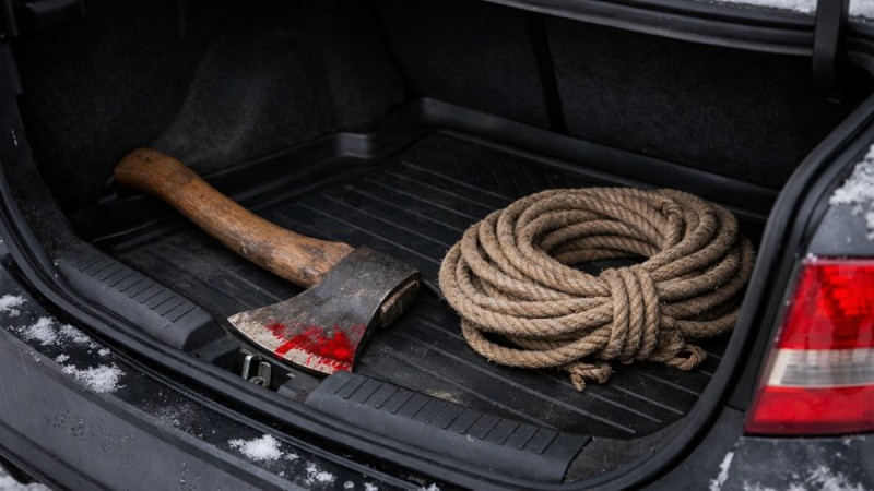 Әйелді көлікпен қағып өлтіріп, кінәні өз мойнына алмағаны үшін әкесін балталап тастаған