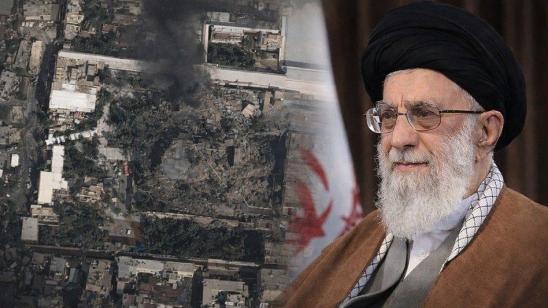 Иранның рухани көшбасшысының резиденциясы: Жойқын жарылыстардан кейінгі кадрлар