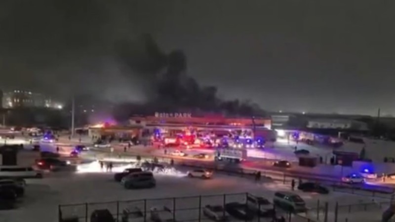 "Құдай сақтады!" – Семейде “Bala park” ойын-сауық орталығында алапат өрт тұтанды (видео)