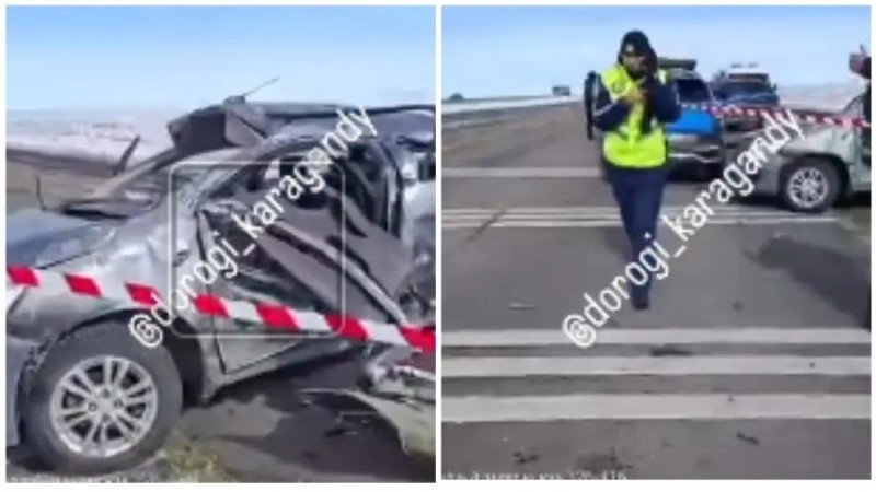 Үш адам қаза тапты: Қарағанды – Балқаш тас жолында жол апаты болды