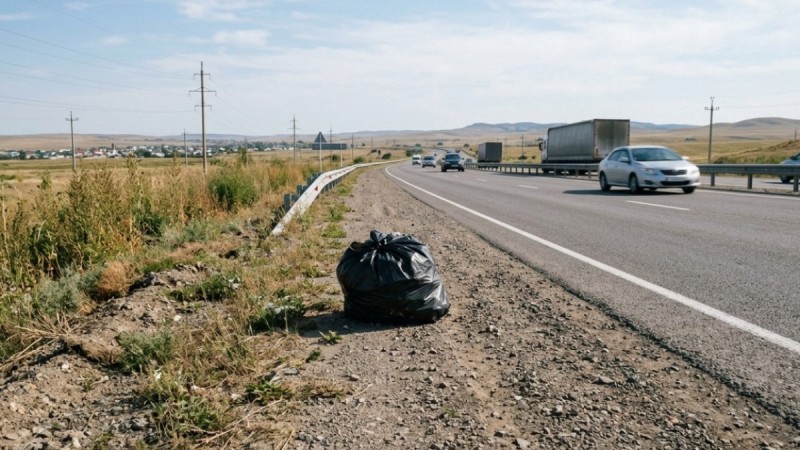 Қосшыда жол жиегінен жаңа туған шақалақ табылды