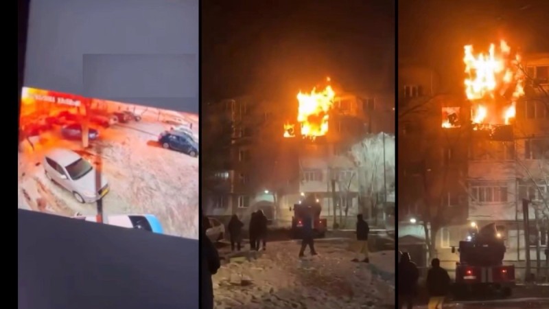 Полицейлер жеткенде газ жарылды: Шахтинсктегі жарылыста 8 адам зардап шекті