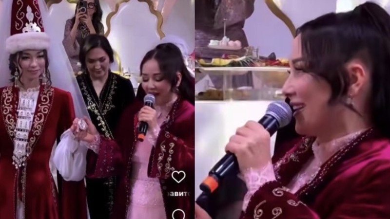 “Әніммен алып кеттім”: Жазира Байырбекова келінін өзі ұзатқанын айтты