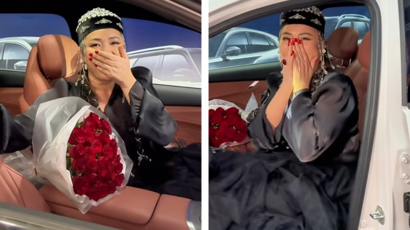 «Екеуміз бүгін ғана таныстық»: Мөлдір Мұқановаға бейтаныс жан көлік сыйлады