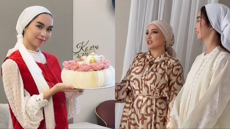 Әнші Жазира Байырбекова келінінің орамалын аукционға қойды