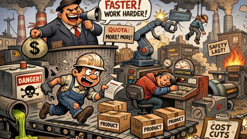 Сатира. БІЗ НЕ ӨНДІРЕМІЗ?