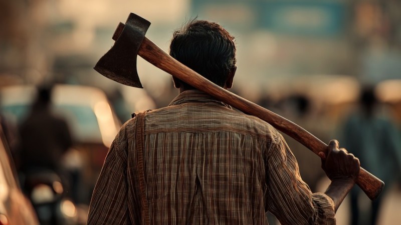 Автотұрақтағы орынды бөлісе алмай, ер адамның басын шауып тастаған