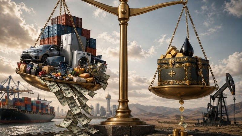 278 млрд доллар: импорт иірімі жұтқан қаржы Ұлттық қорды орап ала ма?