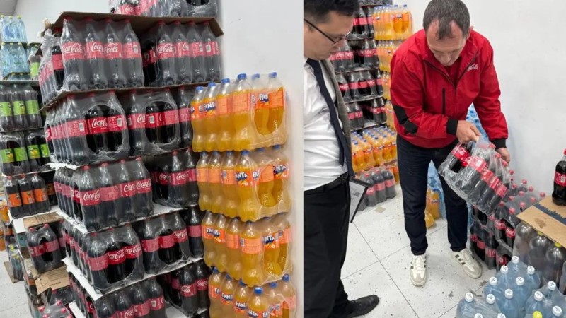 Шымкенттің саудагерлері «Coca-Cola» сусынын қолдан жасап, оны базарда тоннасымен сатқан – енді олар сотталады
