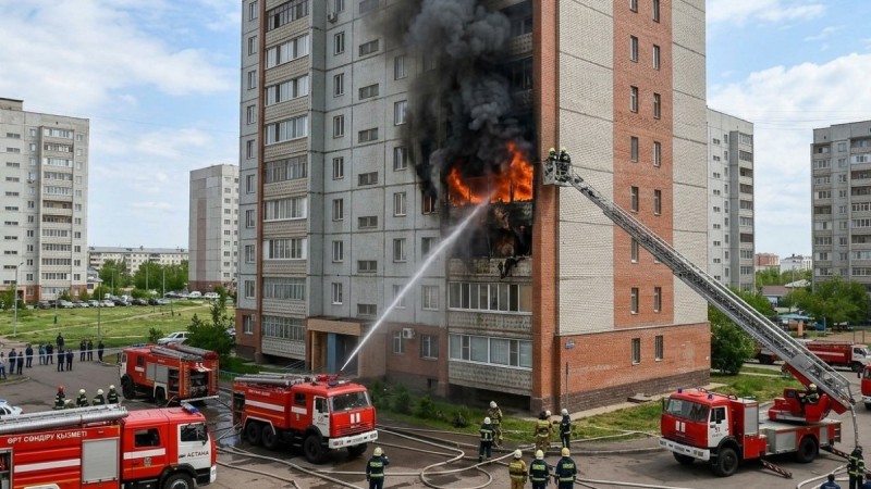 Астанадағы өртте балаларынан айырылған отбасы жайлы тың деректер шықты