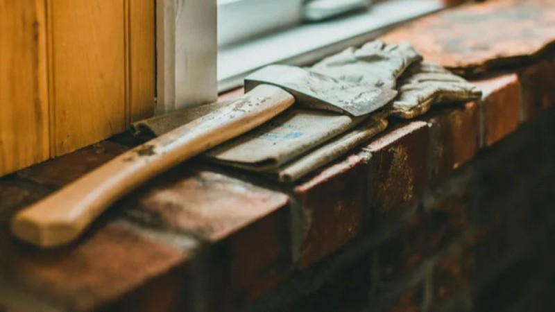 Алматыда оқушы мектепке балта алып келген