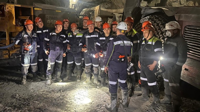 «Қазақмыс» бес минуттық үзіліс арқылы қауіпсіздікті күшейтуде