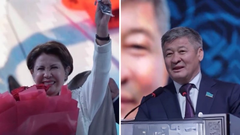 Депутат Дәулет Тұрлыханов Роза Рымбаеваға көлік тарту етті